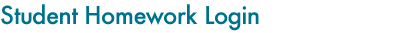 Student Homework Login